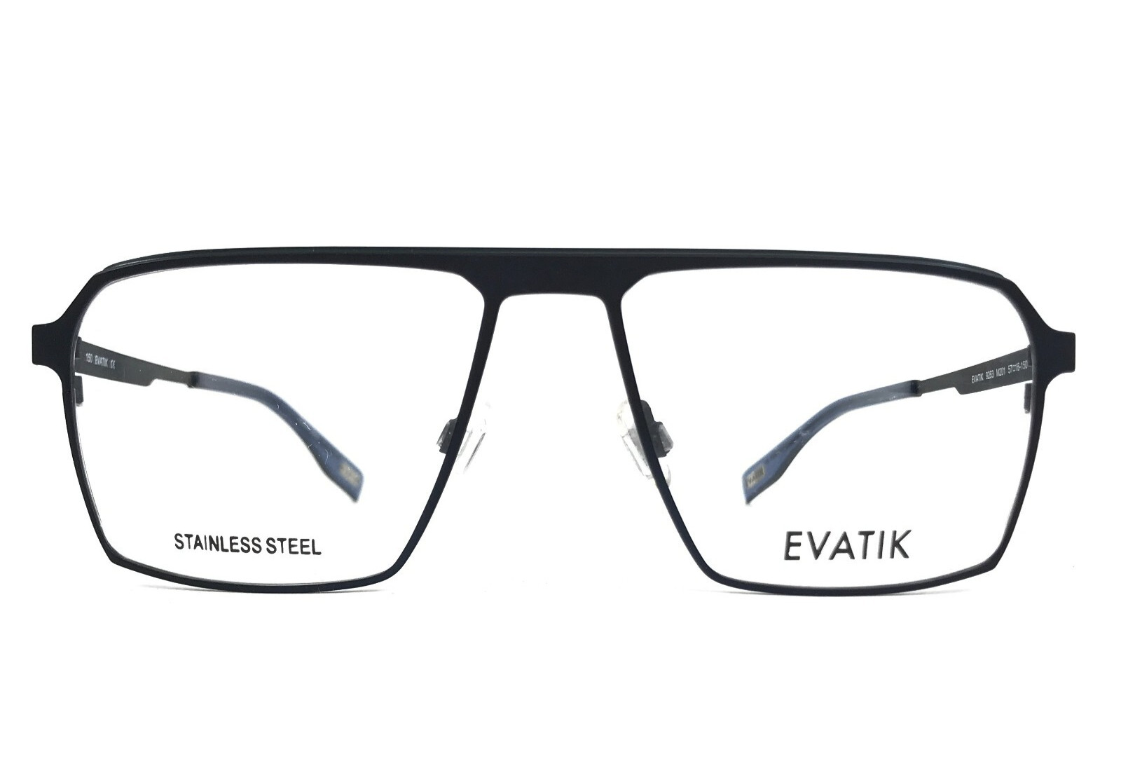 Оправа для очков Evatik 9253 M201 Темно-синяя, квадратная, с полной оправой 57-16-150