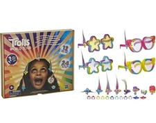 Trolls Dreamworks World Tour Tiny Dancers Rainbow Edition pack 36 Pieces 