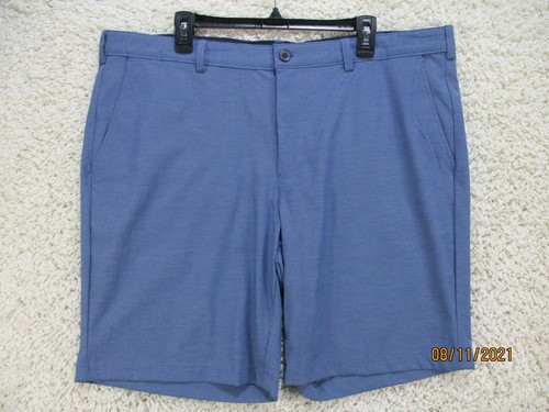 Izod Golf Shorts Men's 40 Blue Flat 