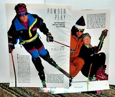 1990 Playboy High Teck Ski Wear Clothing Complete Magazine Feature