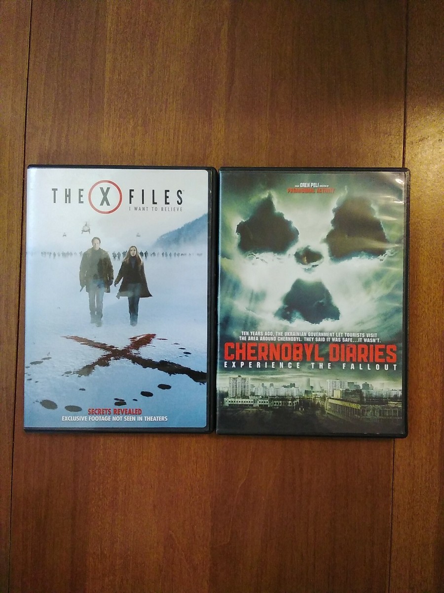 THE X-FILES: I WANT TO BELIEVE & CHERNOBYL DIARIES 2-DVD BUNDLE