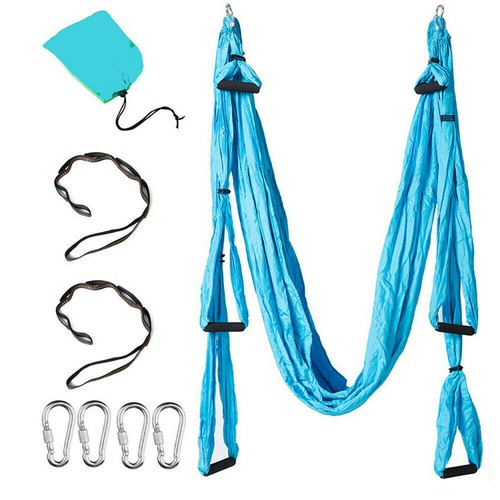 Aerial Yoga Swing Sling Strong Yoga Hammock Kit Set Trapeze Inversion Equipment - Picture 17 of 17