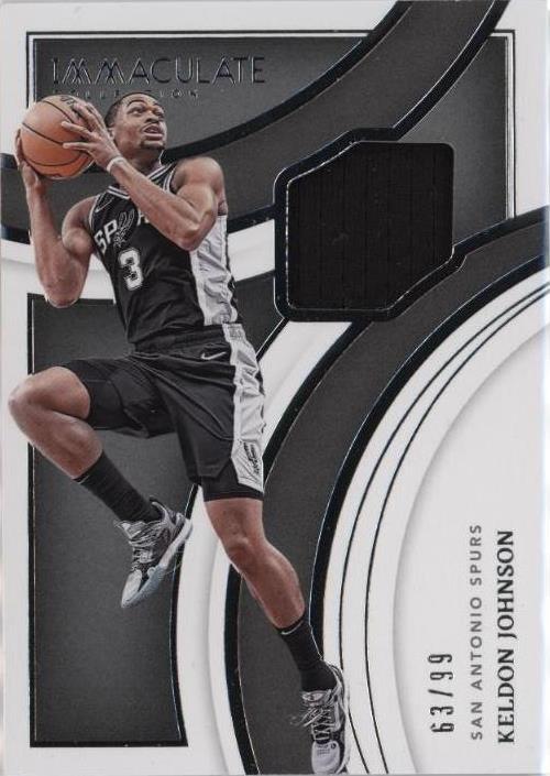 2021-22 Panini Immaculate Collection - Keldon Johnson #IHS-KJA - 1 of 2