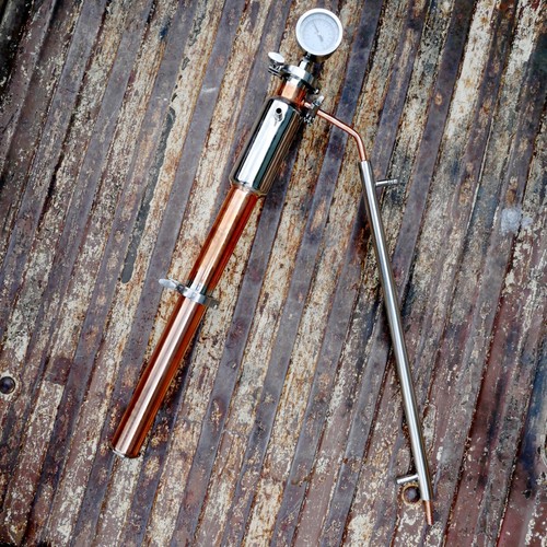 2" Copper Dual Purpose Still Tower Moonshine Home Distillery