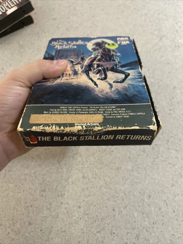 The Black Stallion Returns VHS 1983 CBS Fox Drawer Box Big Box First Release HTF - Picture 7 of 7