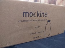 17 New 8 OZ Empty Amber Bottles With Lids Perfect For Tincture's Mockins