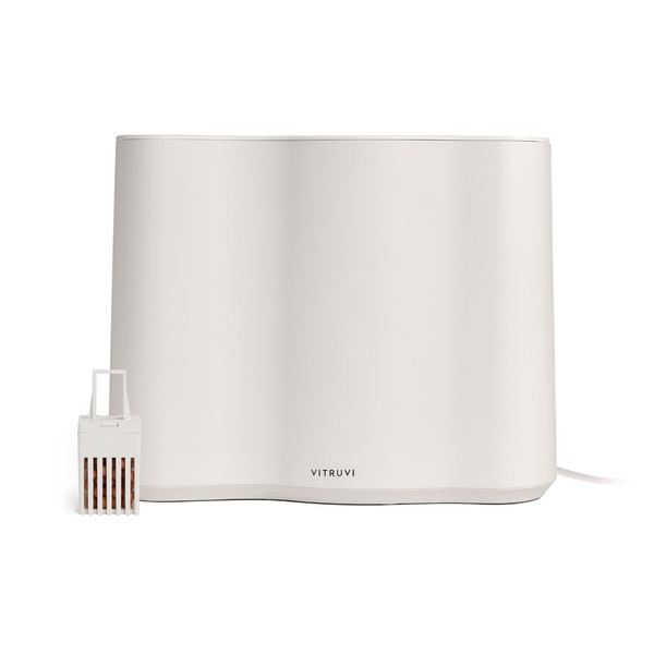 Humidificador de cabecera Vitruvi Cloud, humidificador blanco, 24 horas de funcionamiento, cubierta de 602 pies...