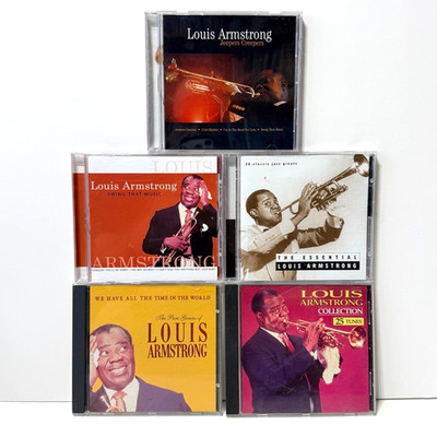 Louis Armstrong 5 CD Music Collection 107 Great Original Hit Tracks on 5 Discs