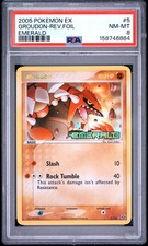 Pokemon Groudon Reverse Holo EX Emerald 5/106 PSA 8 on eBay
