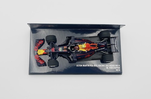 NEW Minichamps 1/43 Aston Martin Red Bull Racing RB14 Verstappen 2018 410180033 - Imagen 4 de 8