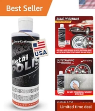 16oz Blue  Metal Polish - Versatile Shine for Stainless Steel & Brass
