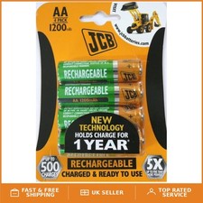 High-Capacity 1200mAh Rechargeable AA Batteries - 4 Count for Home & Travel 10.99 per battery