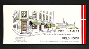 1980s Elsinore Denmark Historic Hotel Hamlet Helsingor Vintage Travel Brochure