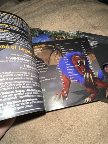 Legend of Legaia (Sony PlayStation, PS1, 1999) CIB Complete with Manual Clean - Picture 7 of 12