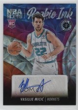 2023-24 NBA Hoops Premium Stock Rookie Ink Prizm 32/75 Vasilije Micic Auto 1a07