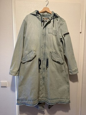 Khujo Jeansmantel Mantel Parka Hellblau Miranda Gr. XL