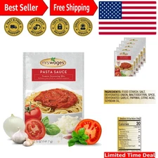 Value Pack of 6 Easy-to-Use Pasta Sauce Mixes - Kosher & Great Flavor, 5 oz Each