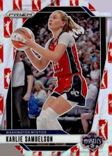 2024 Panini Prizm WNBA #82 Karlie Samuelson WNBA Logo Prizms