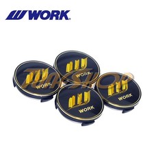Work Wheels Center Caps Black Gold 17 18 19 Vs-xx 18 19 Vs-kf Rezax Ii