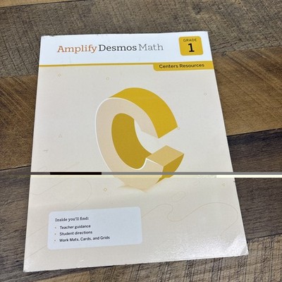 Amplify Desmos Math, Grade 1, Centers Resources Very Good