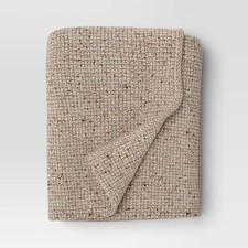 Marled Knit Throw Neutral - Threshold