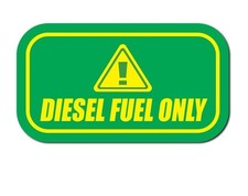 Diesel Fuel Only Sticker Door Gasoline Gas Decal Truck Tank 3m Vinyl Car