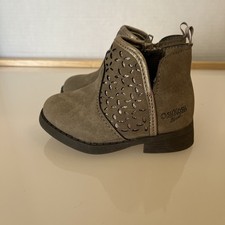 Little Girl s OshKosh B Gosh Gray Sparkle Dress Boots Booties - Size 5M