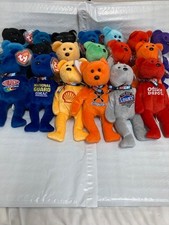 Ty Beanie Baby  Nascar Complete Set Of 19 Bears New MWMT's