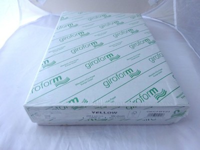 500 Blatt mittelgelb CFB 80 g/m² A4 Giroform Durchschreibepapier NCR