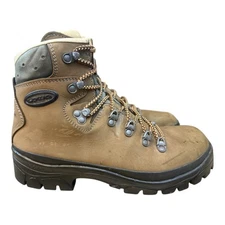 LOWA Banff Leather Hiking Boot Brown Leather Men size 8.5