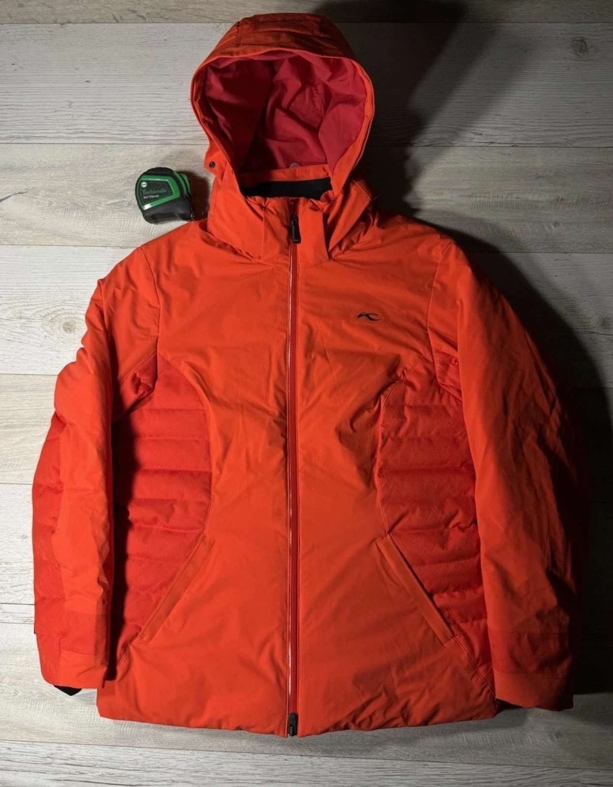 KJUS Women’s Down Ski Jacket Orange Hooded Premium Down Dermizax EV Size 40/L
Opens in a new window