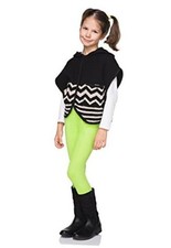 hi mom Girls Cotton Leggings Kids Pants Plain Full Length 10-11 Years Lime