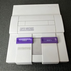 Super Nintendo SNES Console Mario Bundle Clean!