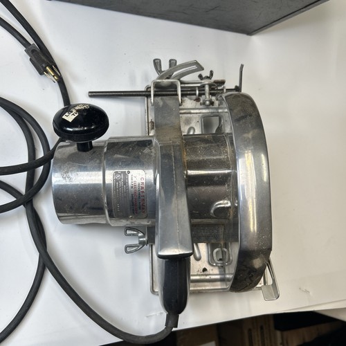 Vintage Craftsman 7" Electric Circular Saw 1-1/2 HP 5300 RPM 315.27780 W/ Case - Picture 5 of 8