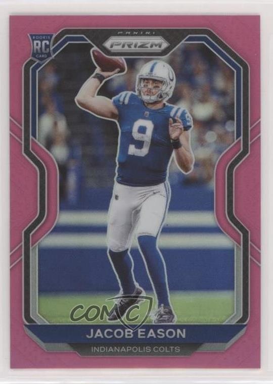 2020 Panini Prizm Rookie Pink Prizm Jacob Eason #331 Rookie RC 2l4