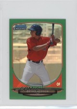 2013 Bowman Chrome Minis Green Refractor 37/75 Bryan Hudson #307 0a7