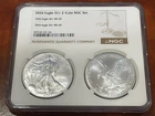2026 Silver Eagle 2 Coin Set - NGC MS69