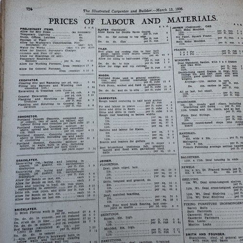 Illustrated Carpenter and Builder Magazine June 1936 Vintage Trades Architecture - Foto 12 di 13