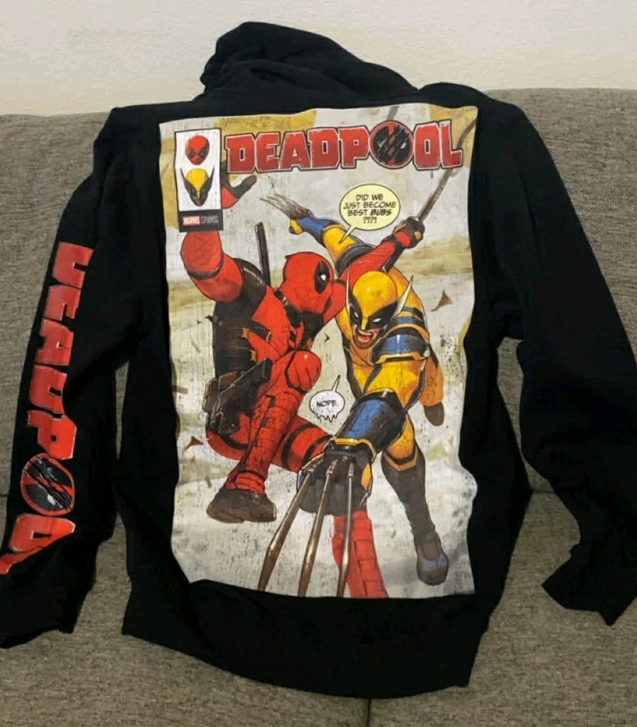 Marvel Studios Deadpool Wolverine Slashed Pullove… - image 3