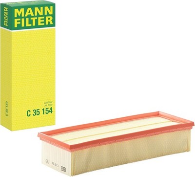 C 35 154 Luftfilter MANN-FILTER  für VW AUDI SEAT SKODA Passat Alhambra Leon A3