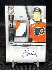 2024-25 Upper Deck The Cup Rookie Signature Patches Auto Jett Luchanko /99 Patch