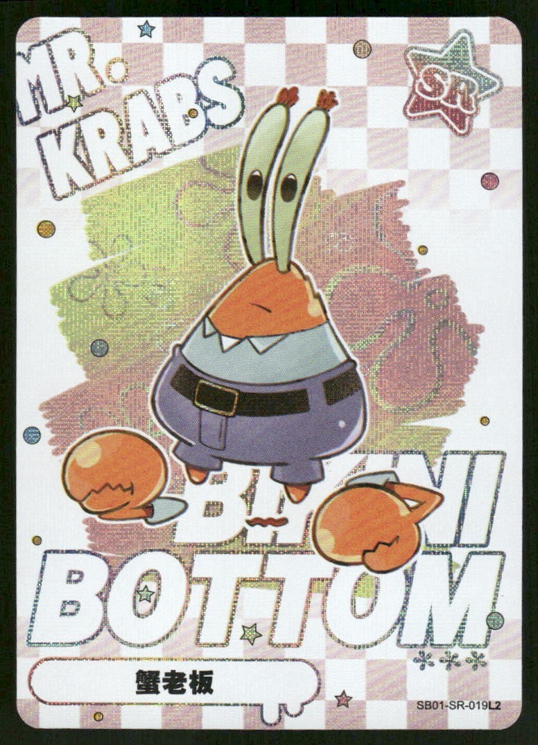 SpongeBob SquarePants 25th Anniversary Mr. Krabs SB01-SR-019L2