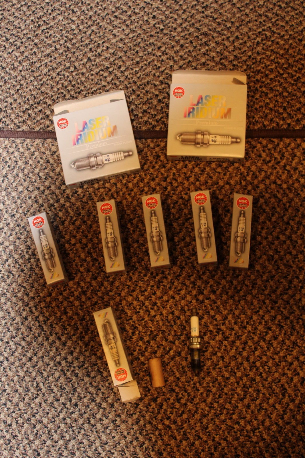 6 PCS  97968 ILZKBR7B8G  NGK  Iridium Spark Plugs