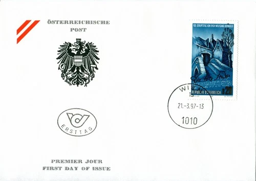 1997 Austria. Eirch Korngold, Composer. SG 2470 FDC. Ersttag