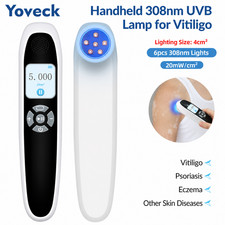 308nm Home UVB Light Therapy System for Skin Diseases 6 Diodes LCD Screen