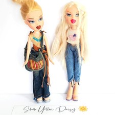 2001 Bratz MGA Doll Lot Cloe Yasmin Y2K Denim Outfits Accessories Vintage Toy