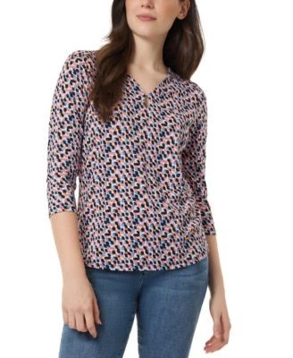 Jones New York Womens Printed Moss Crepe 34 91308737699 M RT $59.5