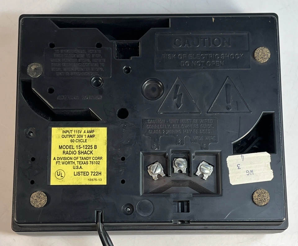 Tandy RadioShack 15-1225B Archerotor TV Antena Rotador Controlador Testado Bom - Imagem 3 de 4