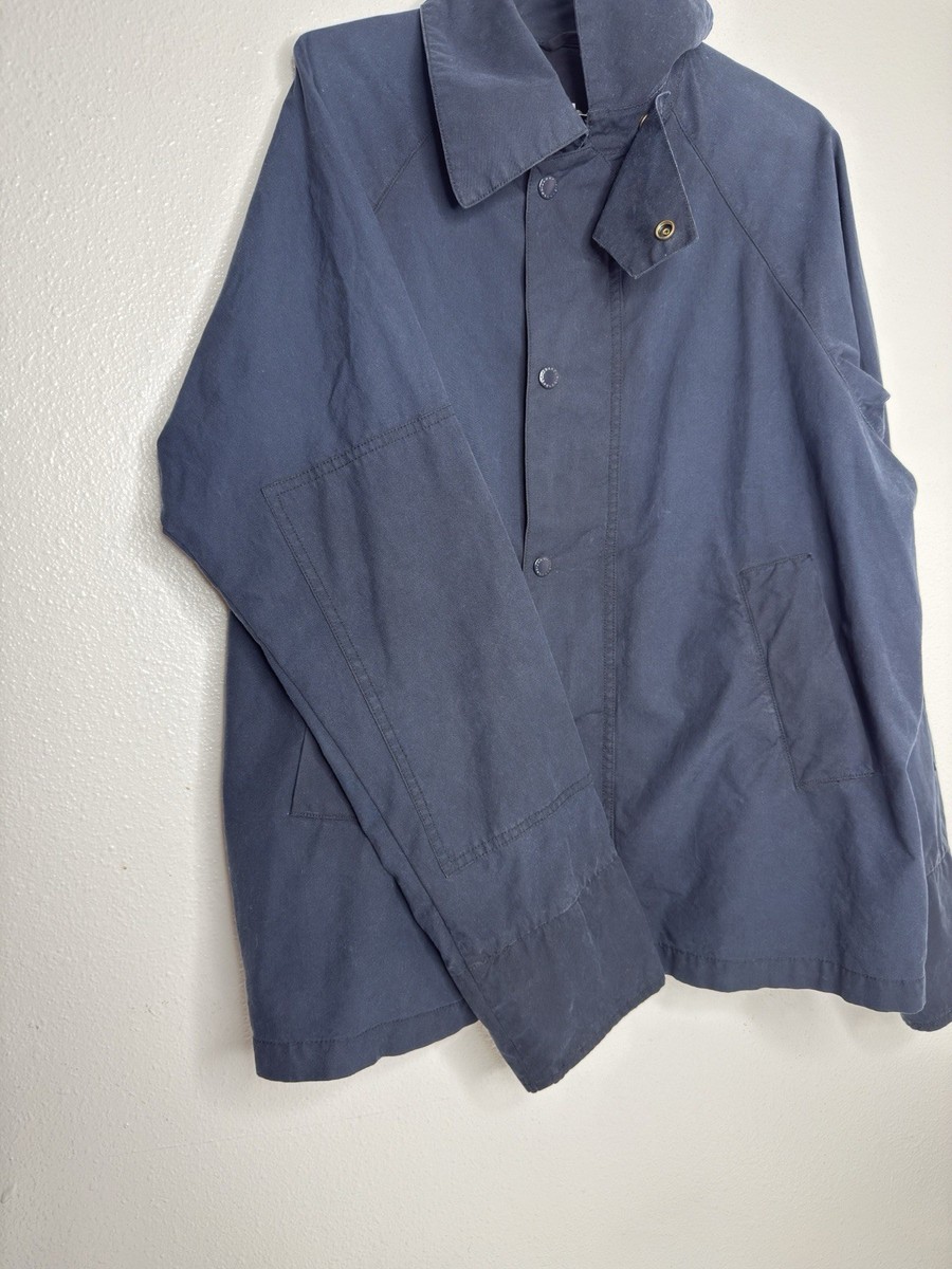 ジャケット・アウター Barbour Engineered Garments GRAHAM WAX L Barbour x Engineered Garments Blue Sz M Graham Wax Jacket | eBay