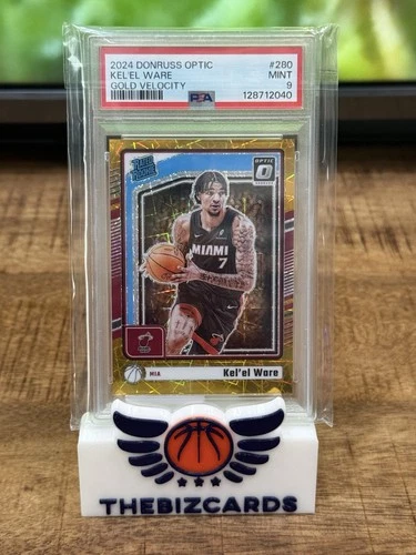 2024 Panini Donruss Optic Kel'el Ware Gold Velocity Rated Rookie /10 PSA 9
